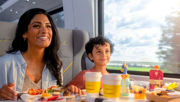 Vous pourrez vous restaurez à bord du train