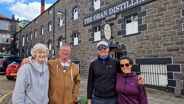 The old distillery in Oban