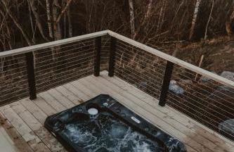 3 x bespoke built cabins with hot tubs, mid Wales - Foto 21