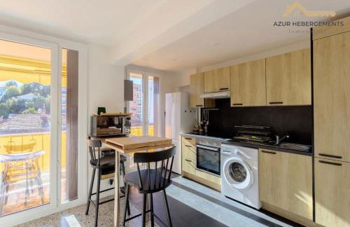 Cagnes Centre 4 pers, terrasse parking - Foto 22