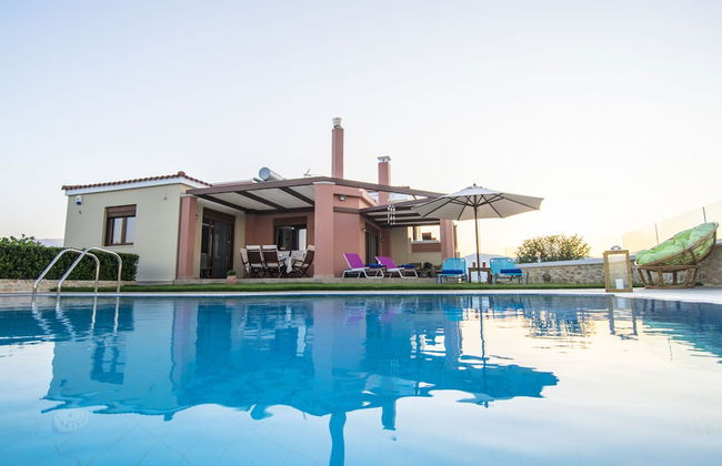 Cretan Vineyard Hill Villa Private Pool, Panoramic View, Beautiful Vineyard - Photo 22