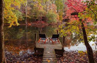Waterfront A Frame with Dock Canoe Kayaks Family - Foto 29