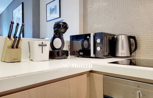 Manzil - Cozy 1BR in Paramount w Burj Khalifa View - Photo 6