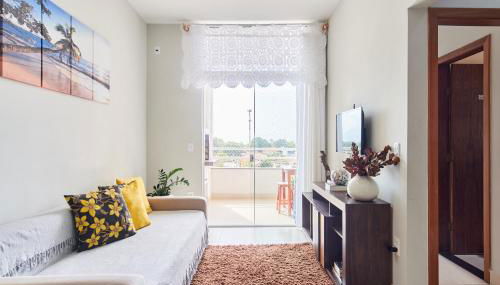 Dois Quartos, Sacada com Churrasqueira, a 400 MTS do Projeto Tamar e 800 MTS do Aquário - Foto 2