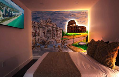 The World's Mansion - Game Room, 9 Bedrooms, HtdPool, Mini Golf, BBQ - Foto 25