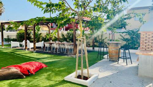 El Riuet-Chalet apartamento a 1 minuto de la playa, Cullera - Foto 5, Garden, Garden view