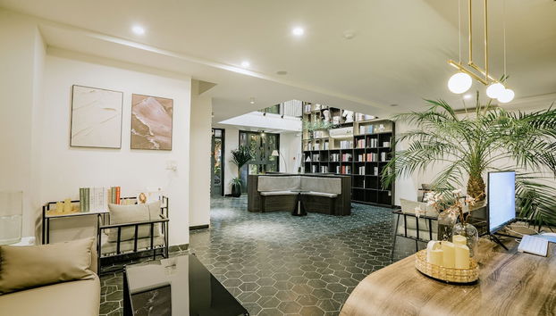 Zona de estar del vestíbulo