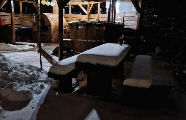 Odpoczywajka domek brzozowy z balią i sauną - Foto 17