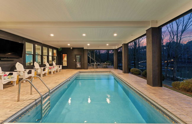 Luxury Lakefront Stay Private Dock, Indoor/outdoor Pool The Retreat - Foto 18