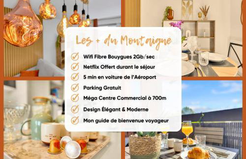 Le Montaigne - Climatisation, Parking Privé, Tramway et Airbus - Photo 25