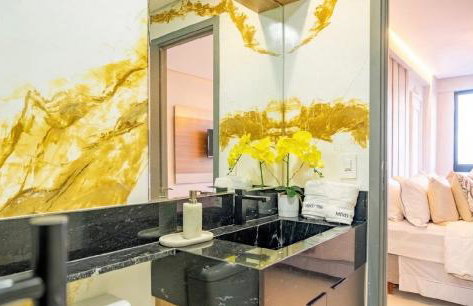 Apartamento 2 quartos, luxuosos com piscina na cobertura e 2 min da praia de Manaira - Foto 46