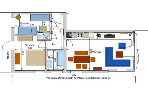 Schöne Ferienwohnung in Seebad Bansin 200m vom Strand (Heringsdorf, Kaiserbäder, Usedom) - Photo 29