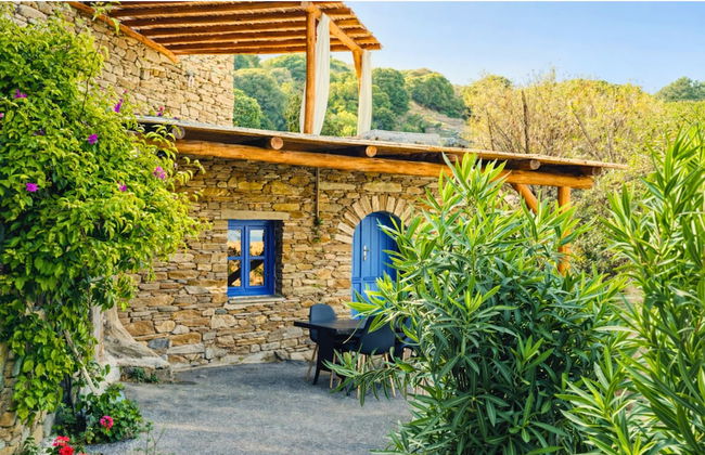 Villa Kotseli: Traditional Stone House with Pool & Sunset Sea Views - Foto 17