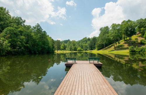 Hot Tub, Fire Pit and Lake Access! Almond Cabin - Foto 29