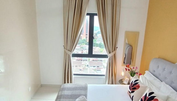 Skyline Suites l The Horizon Ipoh by Grab A Stay l 1-8pax - Foto 5, Quarto