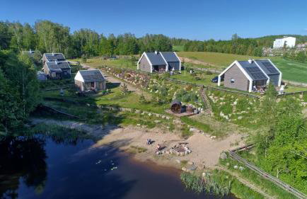 Osada Skoczkowo komfortowe domki z prywatnymi wannami hot-tub nad jeziorem- sauna- balia- prywatny staw wędkarski - Foto 36