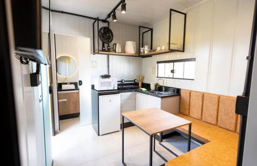 Villa Dei Colori Studio 5 com Wi-Fi perto do Museu do Olho e Pedreira Térreo - Foto 33