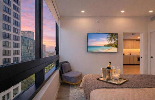 City Skyline Views & Rooftop Pool at District 225 - Foto 24