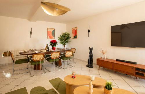 Townhouse 145 m2 Garden - Private Parking - 7 people - Foto 17