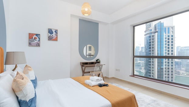 3BR Boutique Apt Near JBR Beach by Belvilla - Foto 3, Habitación