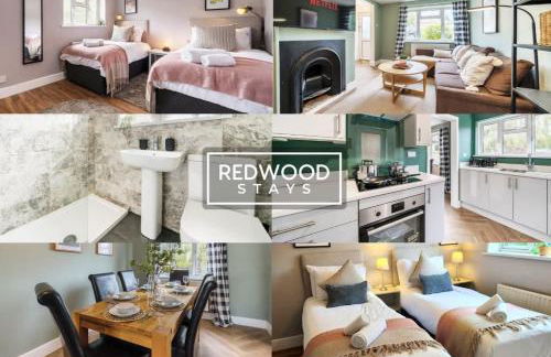 2 Bed 1 Bath House, Perfect for Corporate, Contractors & Families Free Parking, Garden, Netflix By Redwood Stays - Foto 1