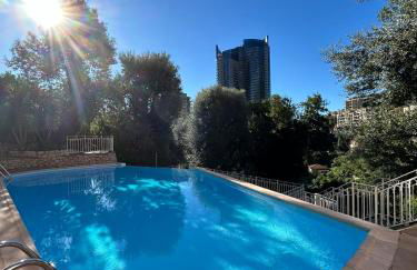 Studio de LUXE Portes de Monaco - Vue MER - Piscine - Wifi - Foto 64