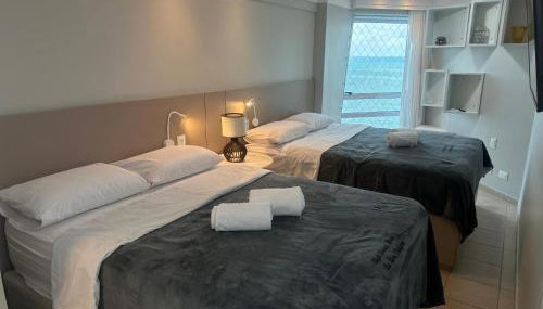 2704 Flat Beira Mar Av Boa viagem Vista Deslumbrante e com cozinha - Foto 5