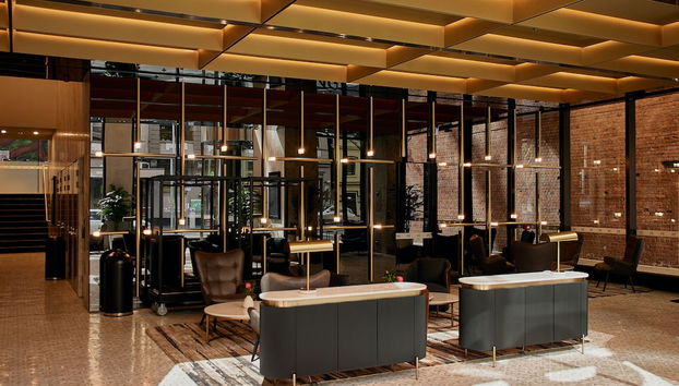 Zona de estar del vestíbulo