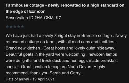 Bramble Cottage on the edge of Exmoor - Foto 8