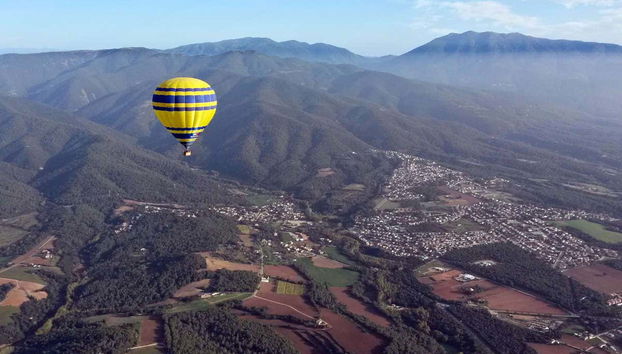 Paseo en globo por Montseny