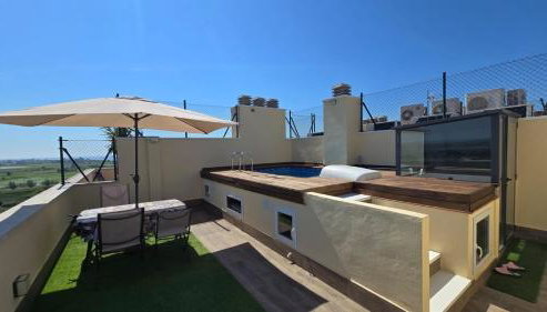 Ático con Piscina privada y Solarium en la Ràpita - Foto 2