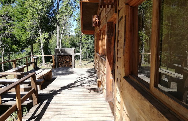 Cabaña Rústica 2 Maravillosa,con Troncos Nativos, con Orilla de Río Trancura - Photo 44