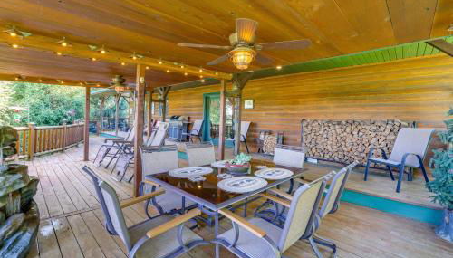 Just a Cast Away Cassville Cabin with Covered Deck - Foto 2