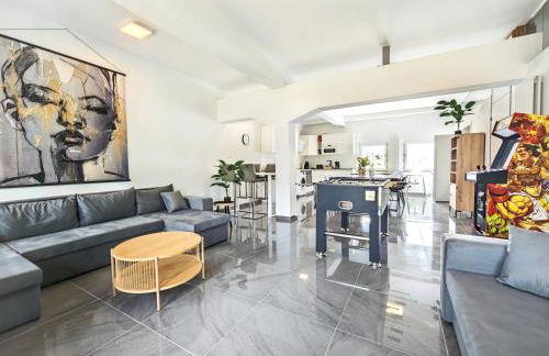 Loft für bis zu 12, Whirlpool, Infrarotsauna, Arcade-Spiele, Tischfußball, Wii - Foto 76