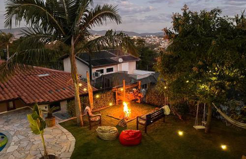 Casa de Hospedes Chalé Rustico com Banheira e Piscina Privativa a 1h de SP Espaço Totalmente Privativo - Foto 54