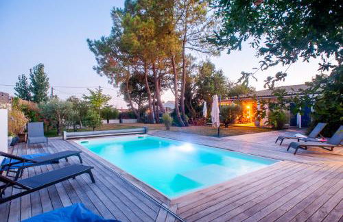 "LA VILLA DES HAUTES MERS" Villa 4 étoiles, 10 personnes, piscine privée chauffée, parc arboré, proche plage et marais - Foto 45
