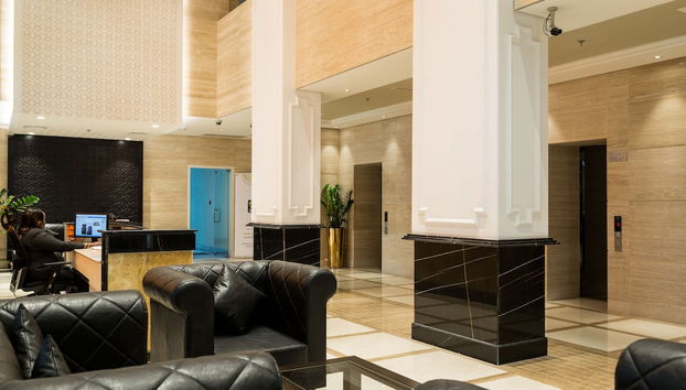 Sala de estar do lobby