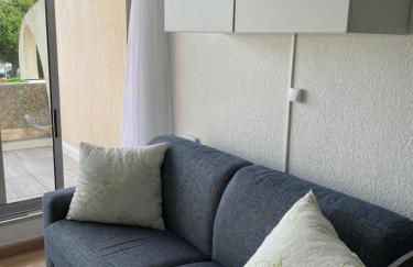 Studio vue port, belle terrasse, piscine - Foto 7