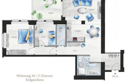 Oasis Appart - Wohnen im Königspark - Elbhang Dresden - große Terrasse - Netflix - TG - Foto 30