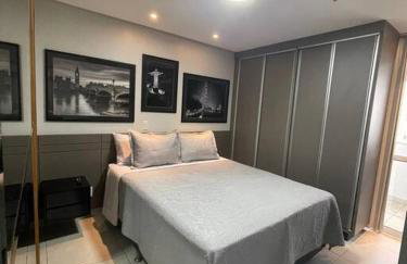 H-Flat Mobiliado com Garagem, 290m do Parque Flamboyant, Mínimo 2 Noites - Foto 1