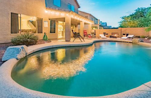 Desert Oasis Amazing Pool Waterfall Firepit Office - Foto 74