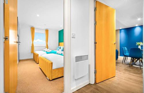 Spacious 2 Bed Apt B'ham CC with parking Sleeps 7 - Foto 21