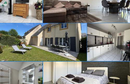 Jolie Colombe, maison 3 ch 2 sdb beau jardin terrasse aménagée à 15 mn à pied de la mer du centre Port en Bessin proche golf et d'Omaha Beach et Bayeux - Photo 2