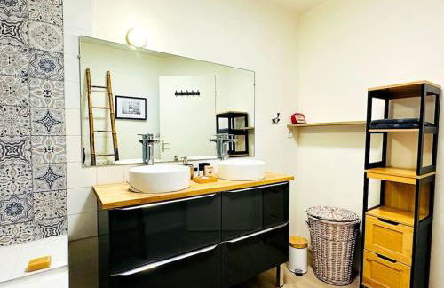 LOASIS -T4 Garage Terrasse WIFI Centre-Ville Gare - Foto 21