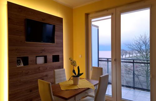 Apartament "Złoty relaks" tuż przy plaży z balkonem z widokiem na Hel i hamakami - Photo 13