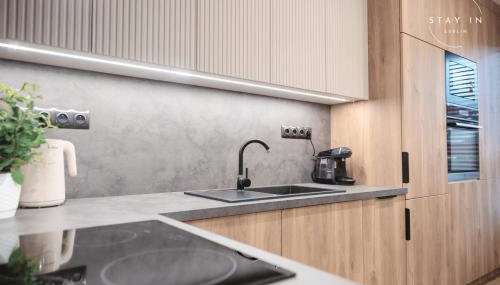 Apartament PREMIUM z ogródkiem - Foto 5, stove, dishwasher