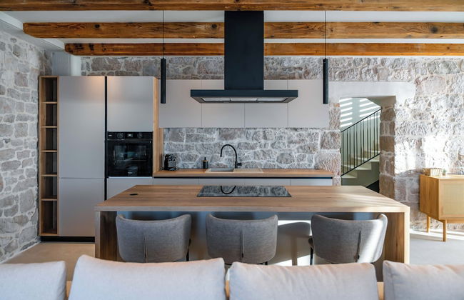 Sea front Villa Draga - infinity pool - Foto 9