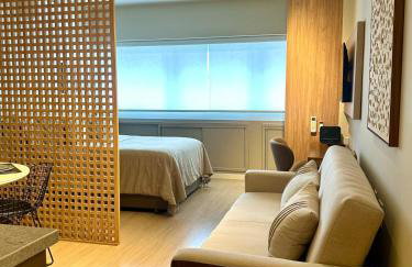 Studio 404 com Piscina e Academia Ar Condicionado no Centro Cívico com Garagem - Foto 7