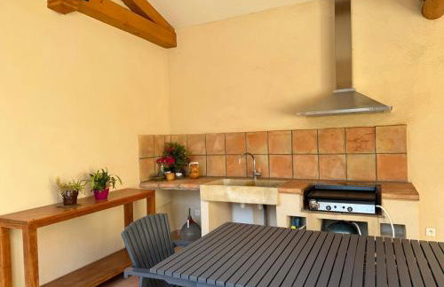 Mas Provençal 8 pers climatisé, 3 chambres avec salles de bains, piscine privée - Foto 18