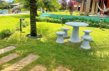 São Miguel do Gostoso RN Casa em Condomínio Piscina Churrasqueira privativas frente ao Mar - Foto 11